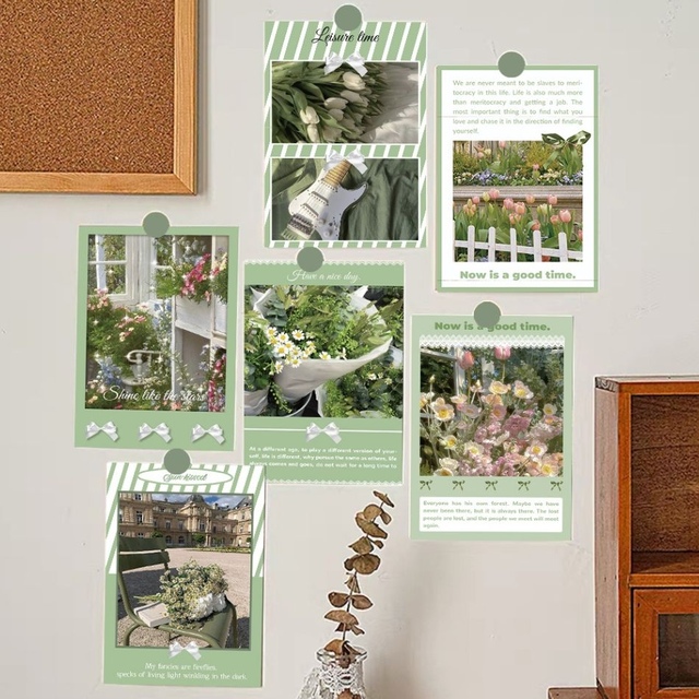 그린 데스크테리어 인테리어 엽서 포스터